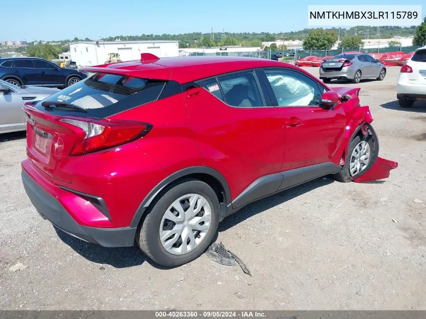 NMTKHMBX3LR115789 2020 Toyota C-Hr Le