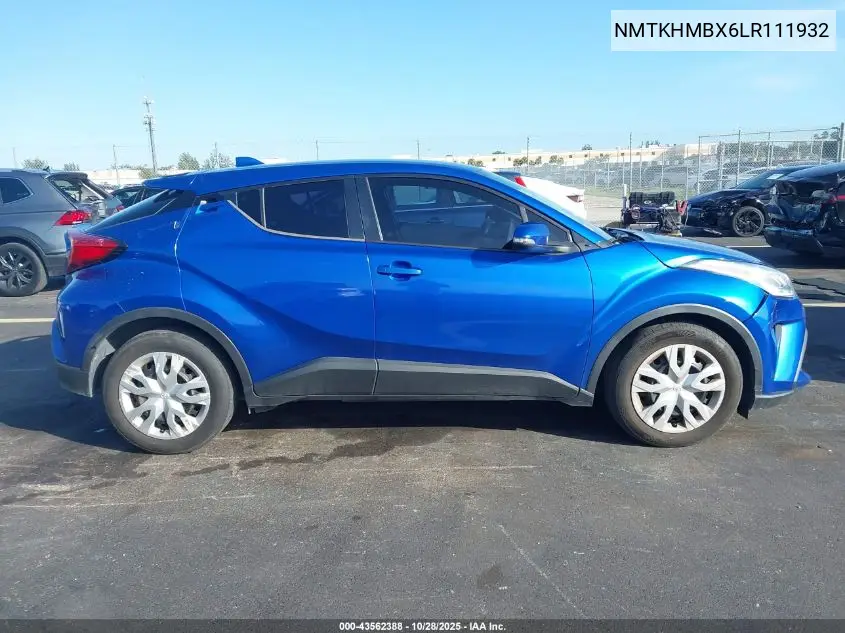 NMTKHMBX6LR111932 2020 Toyota C-Hr Le