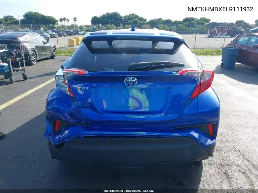NMTKHMBX6LR111932 2020 Toyota C-Hr Le