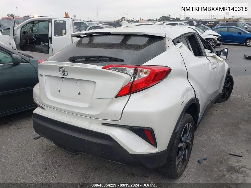 NMTKHMBXXMR140318 2021 Toyota C-Hr Xle