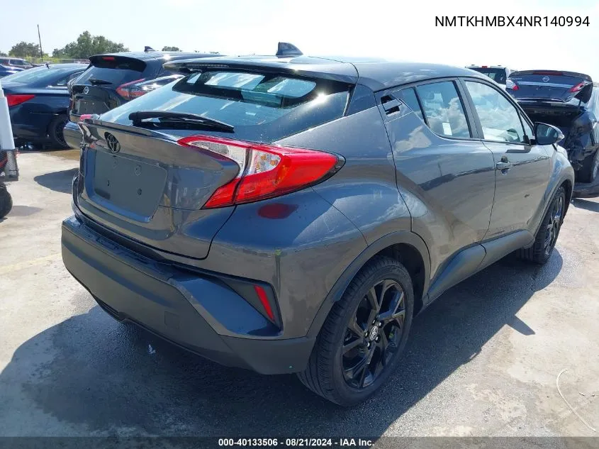 NMTKHMBX4NR140994 2022 Toyota C-Hr Xle