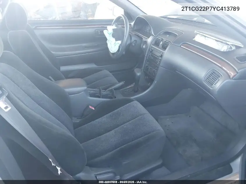 2T1CG22P7YC413789 2000 Toyota Camry Solara Se