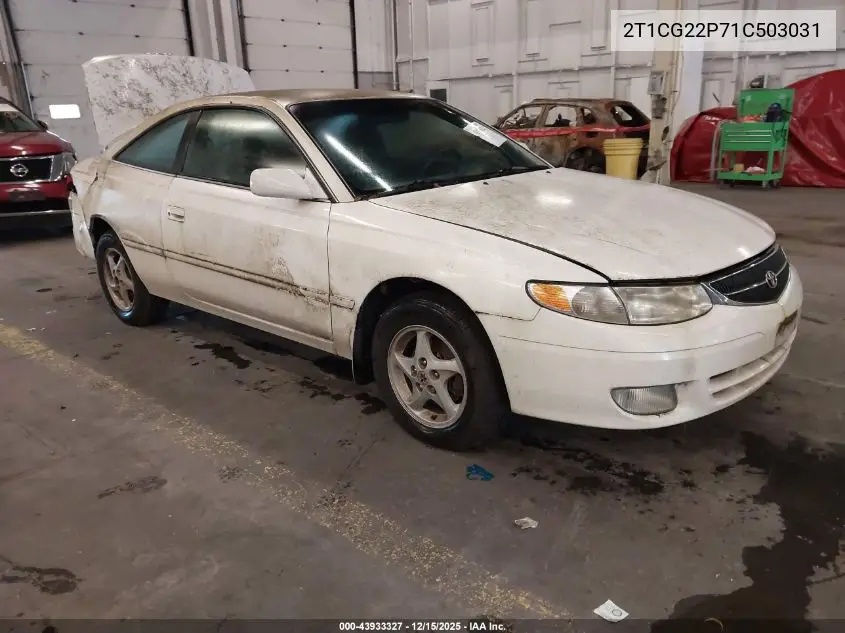 2T1CG22P71C503031 2001 Toyota Camry Solara Se