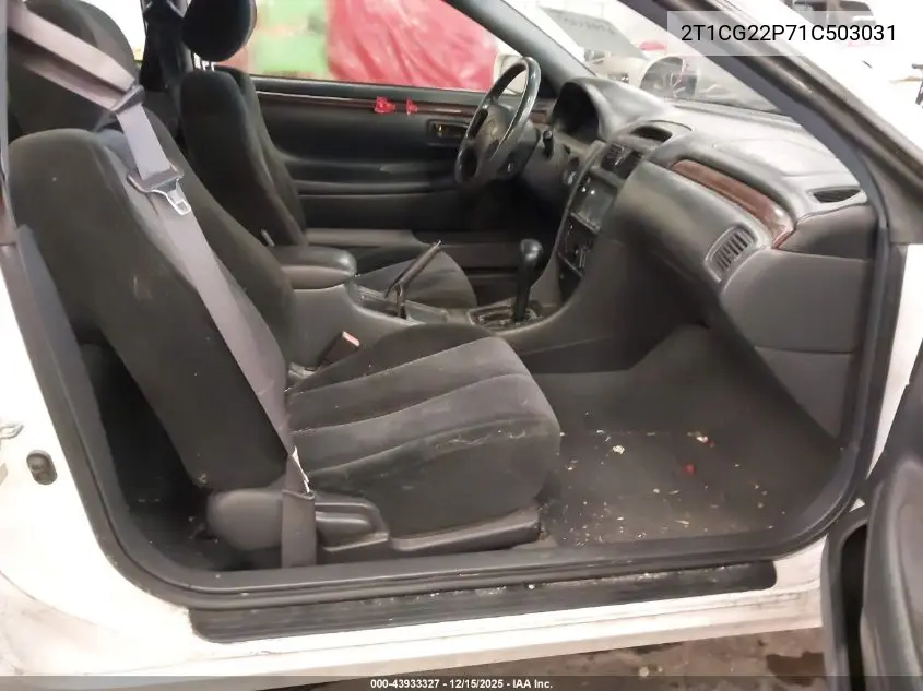 2T1CG22P71C503031 2001 Toyota Camry Solara Se