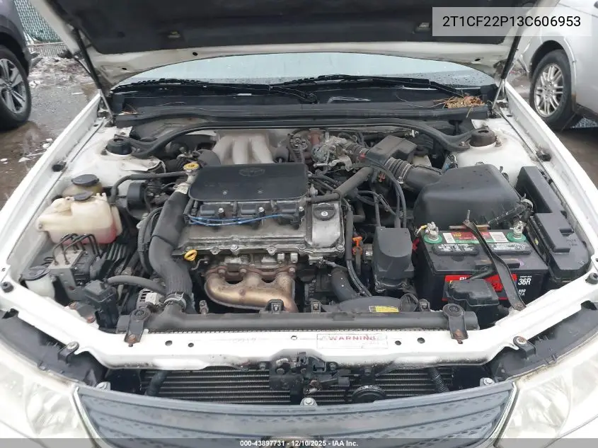 2T1CF22P13C606953 2003 Toyota Camry Solara Sle V6