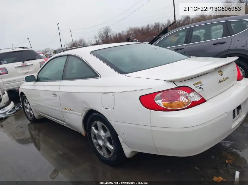 2T1CF22P13C606953 2003 Toyota Camry Solara Sle V6