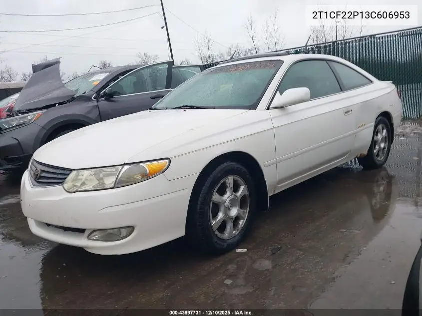 2T1CF22P13C606953 2003 Toyota Camry Solara Sle V6