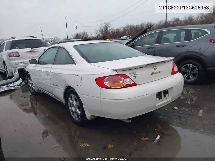 2T1CF22P13C606953 2003 Toyota Camry Solara Sle V6