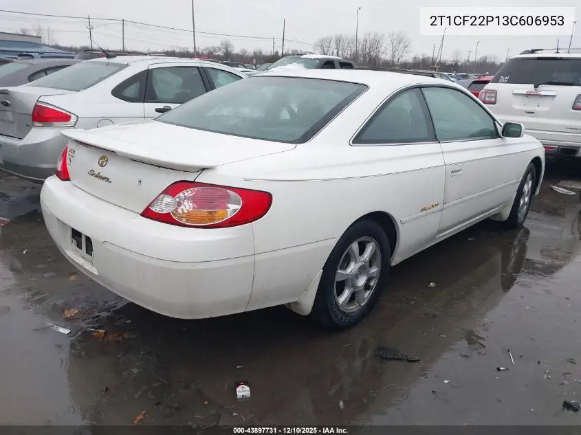 2T1CF22P13C606953 2003 Toyota Camry Solara Sle V6