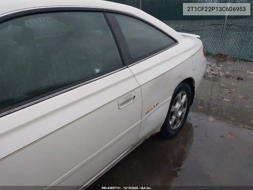 2T1CF22P13C606953 2003 Toyota Camry Solara Sle V6