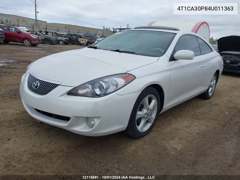 4T1CA30P84U011363 2004 Toyota Camry Solara Se/Sle