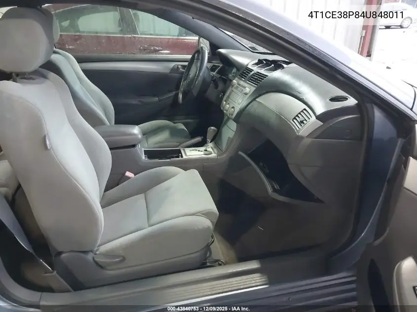 4T1CE38P84U848011 2004 Toyota Camry Solara Se