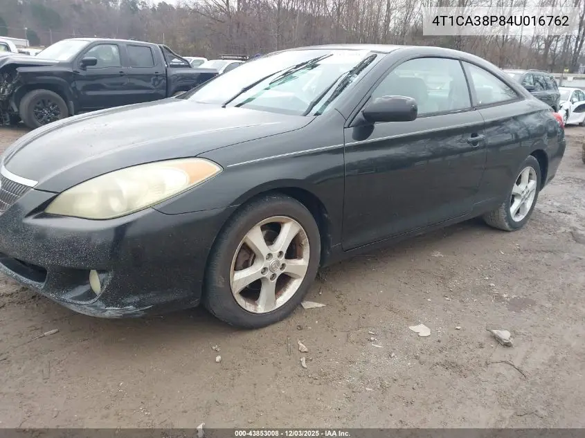 4T1CA38P84U016762 2004 Toyota Camry Solara Se V6