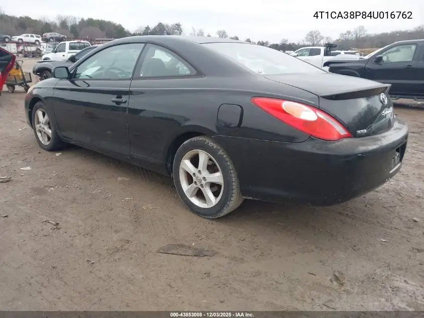 4T1CA38P84U016762 2004 Toyota Camry Solara Se V6