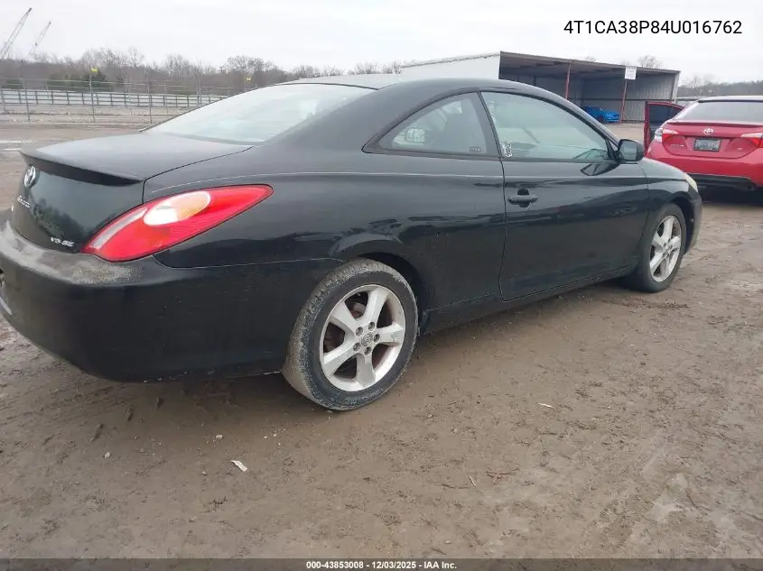 4T1CA38P84U016762 2004 Toyota Camry Solara Se V6