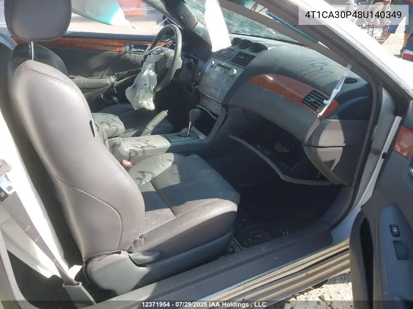 4T1CA30P48U140349 2008 Toyota Camry Solara Sle V6