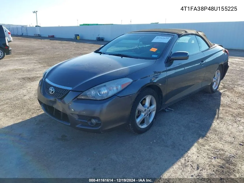 2008 Toyota Camry Solara Sle VIN: 4T1FA38P48U155225 Lot: 41161614