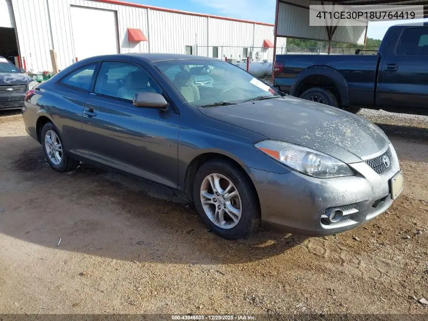 4T1CE30P18U764419 2008 Toyota Camry Solara Se
