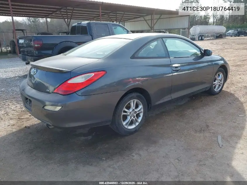 4T1CE30P18U764419 2008 Toyota Camry Solara Se