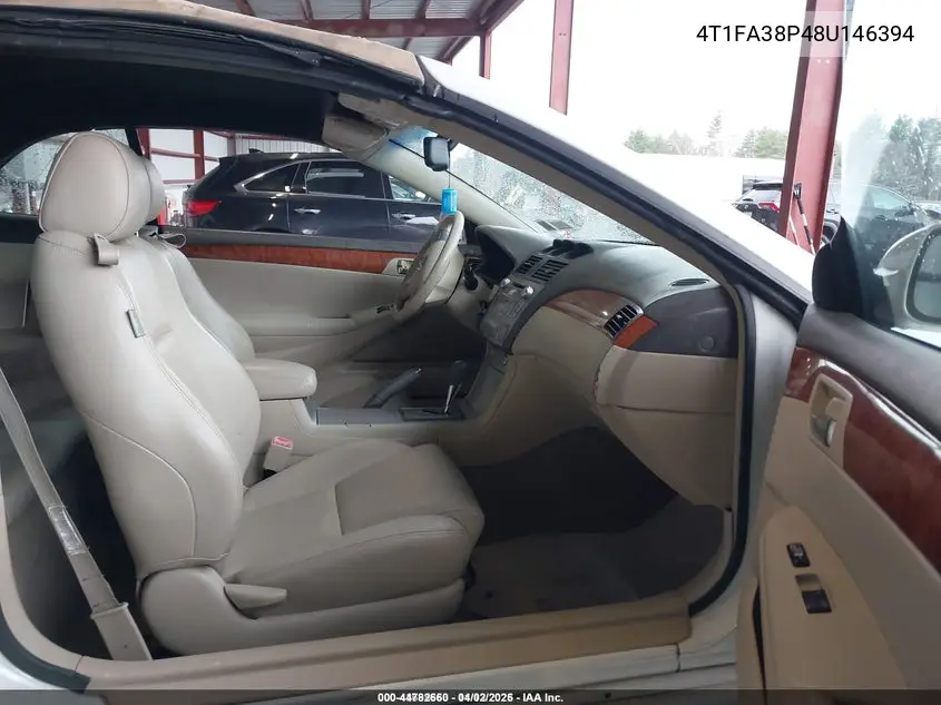4T1FA38P48U146394 2008 Toyota Camry Solara Sle