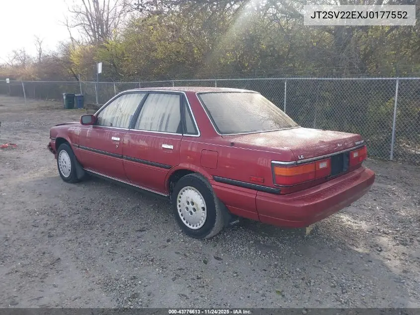 JT2SV22EXJ0177552 1988 Toyota Camry Le