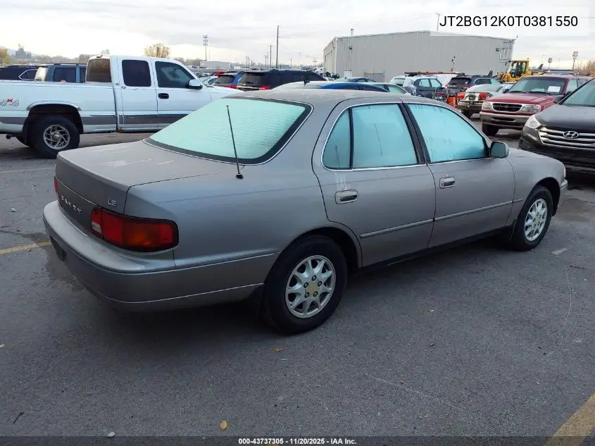 JT2BG12K0T0381550 1996 Toyota Camry Dx/Le/Xle