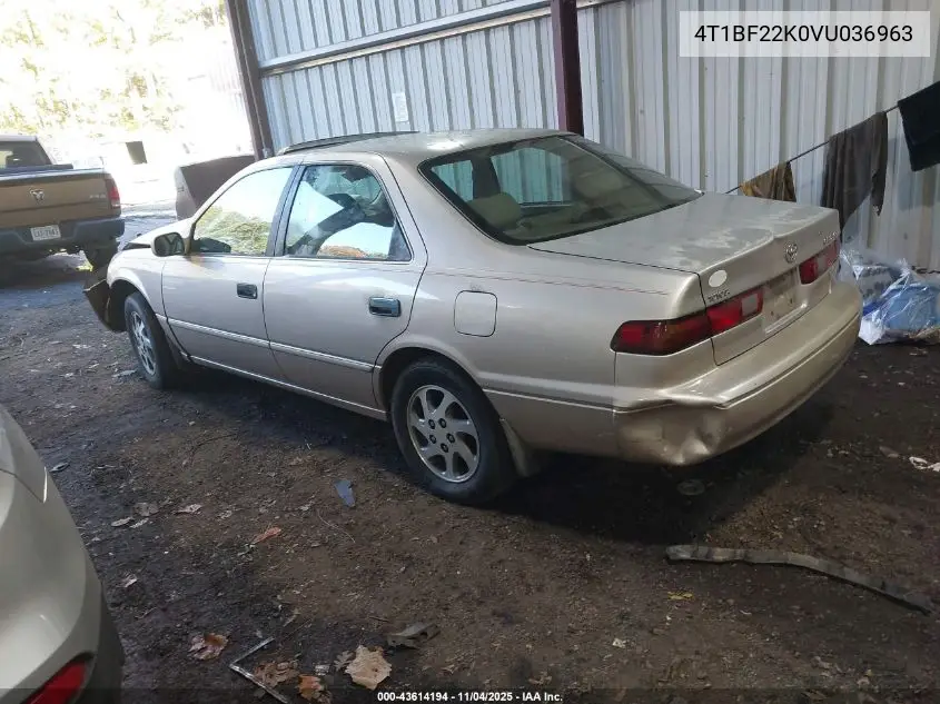 4T1BF22K0VU036963 1997 Toyota Camry Xle V6