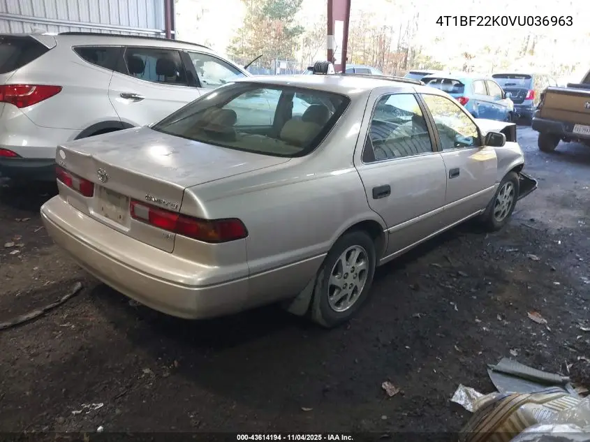 4T1BF22K0VU036963 1997 Toyota Camry Xle V6