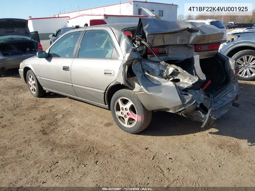4T1BF22K4VU001925 1997 Toyota Camry Xle V6