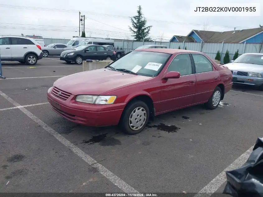 JT2BG22K0V0001955 1997 Toyota Camry Le