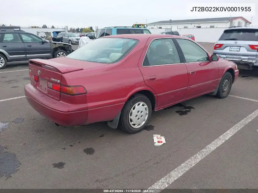 JT2BG22K0V0001955 1997 Toyota Camry Le