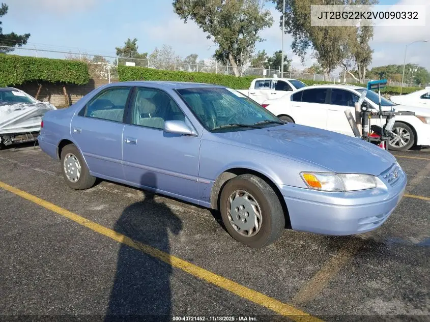 JT2BG22K2V0090332 1997 Toyota Camry Le