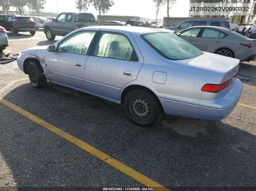 JT2BG22K2V0090332 1997 Toyota Camry Le