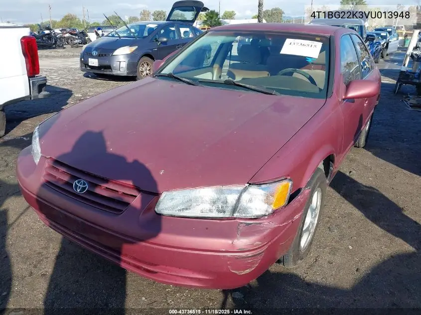 4T1BG22K3VU013948 1997 Toyota Camry Le