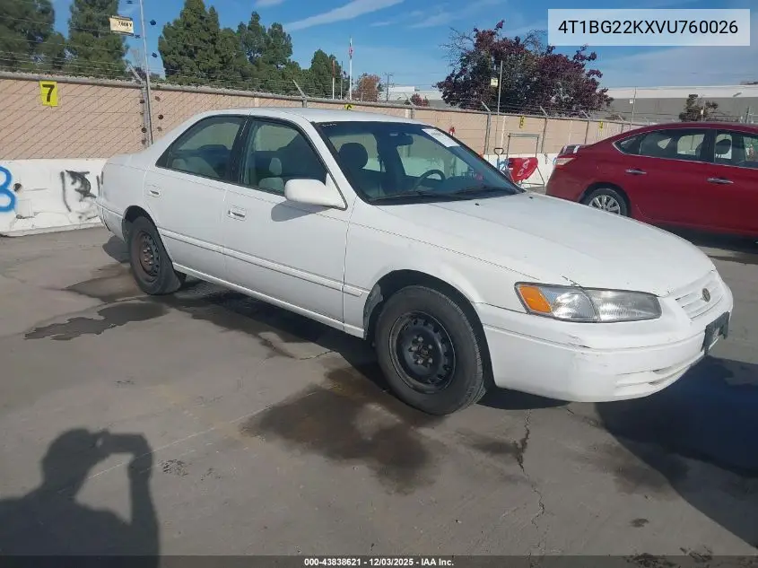 4T1BG22KXVU760026 1997 Toyota Camry Le