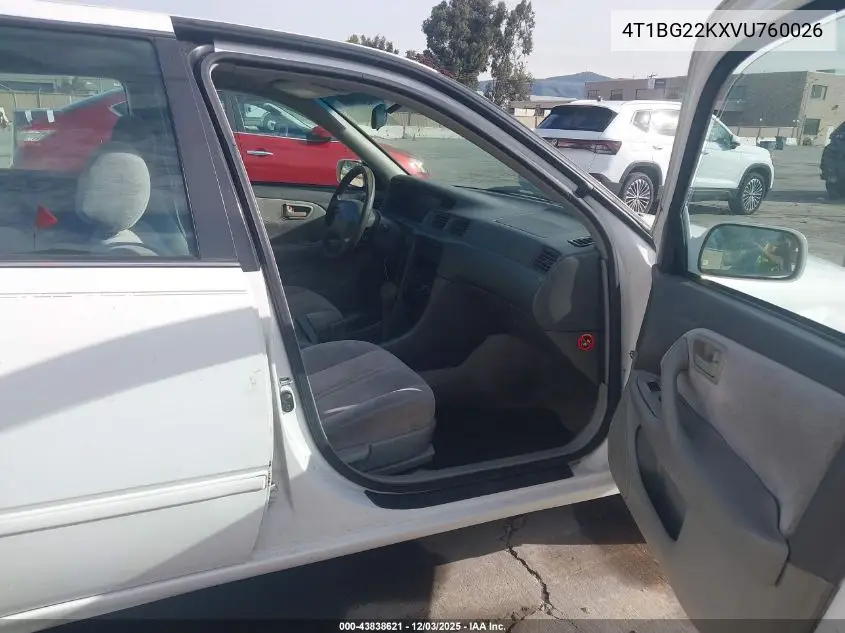 4T1BG22KXVU760026 1997 Toyota Camry Le