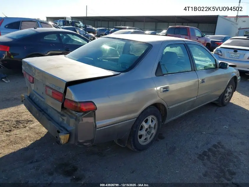 4T1BG22K5VU094502 1997 Toyota Camry Le