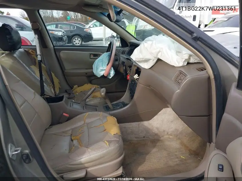 4T1BG22K7WU231361 1998 Toyota Camry Le