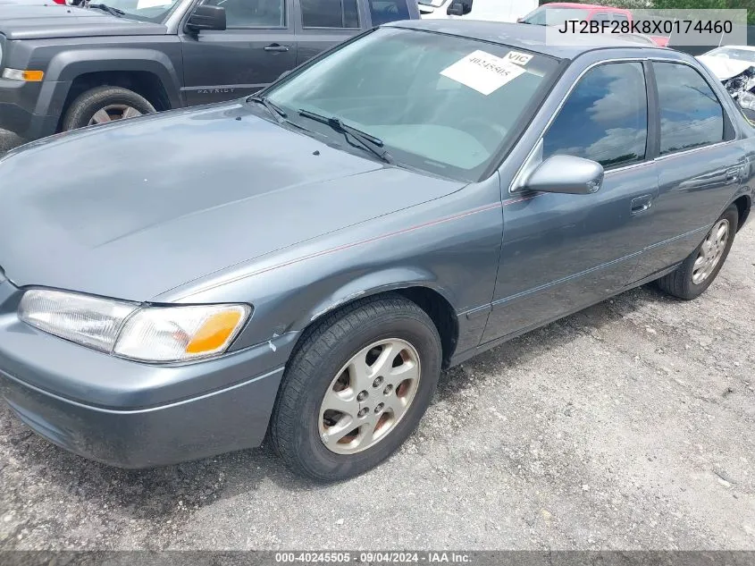 1999 Toyota Camry Le/Xle VIN: JT2BF28K8X0174460 Lot: 40245505