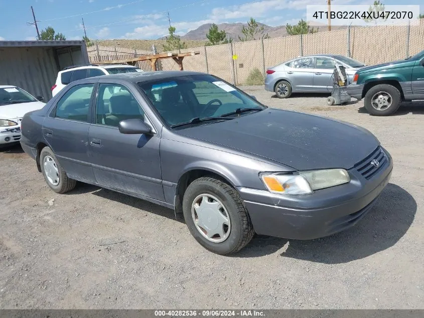 1999 Toyota Camry Ce VIN: 4T1BG22K4XU472070 Lot: 40282536