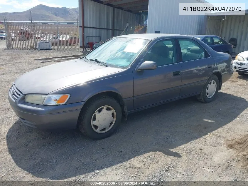 1999 Toyota Camry Ce VIN: 4T1BG22K4XU472070 Lot: 40282536