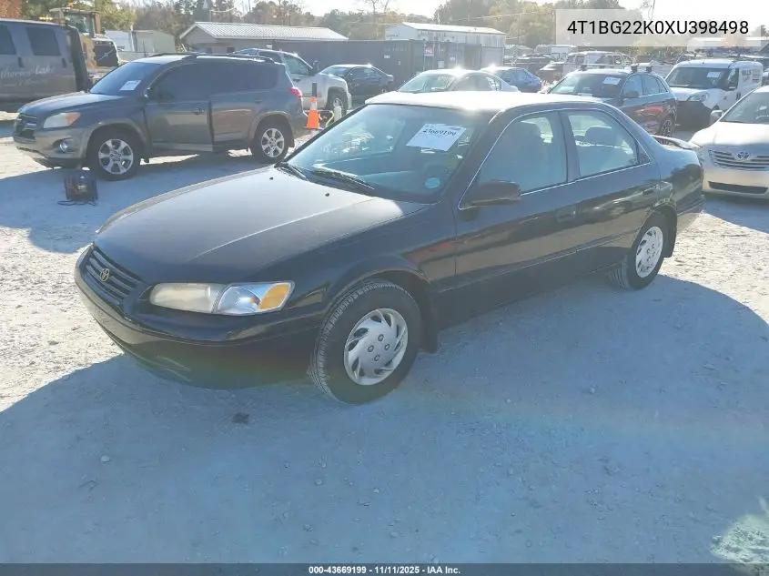 4T1BG22K0XU398498 1999 Toyota Camry Le