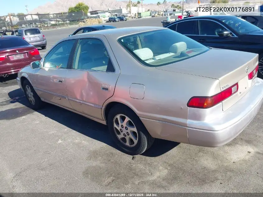 JT2BF22K0X0176891 1999 Toyota Camry Le V6