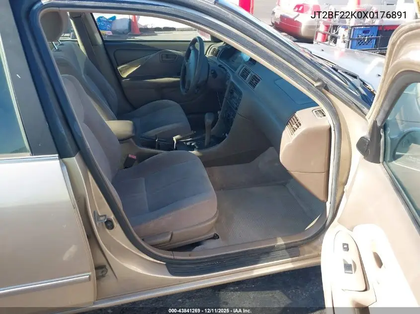 JT2BF22K0X0176891 1999 Toyota Camry Le V6