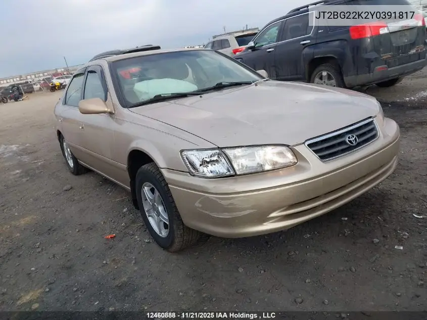JT2BG22K2Y0391817 2000 Toyota Camry Ce/Ce V6/Le