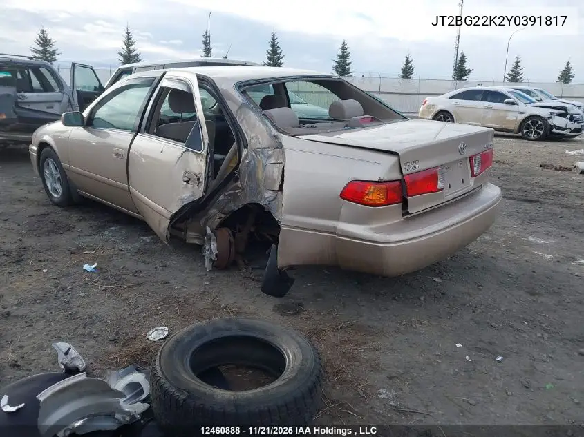 JT2BG22K2Y0391817 2000 Toyota Camry Ce/Ce V6/Le