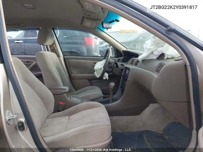 JT2BG22K2Y0391817 2000 Toyota Camry Ce/Ce V6/Le
