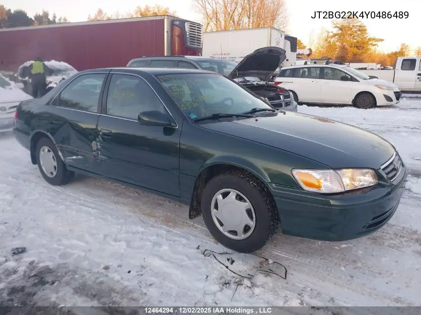 JT2BG22K4Y0486489 2000 Toyota Camry