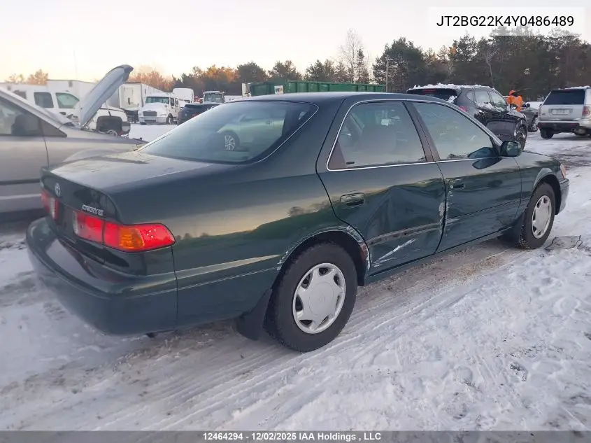 JT2BG22K4Y0486489 2000 Toyota Camry