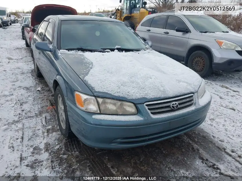 JT2BG22K2Y0512569 2000 Toyota Camry Ce/Ce V6/Le